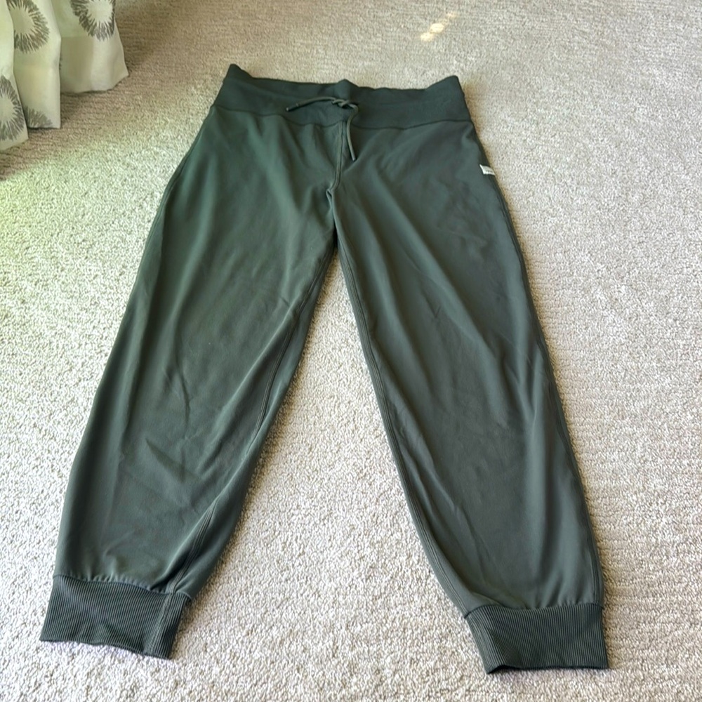 Vuori Olive Green Jogger Track Pants